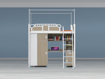 单铺爬梯公寓组合床