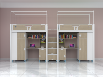 二连二铺中走梯公寓组合床